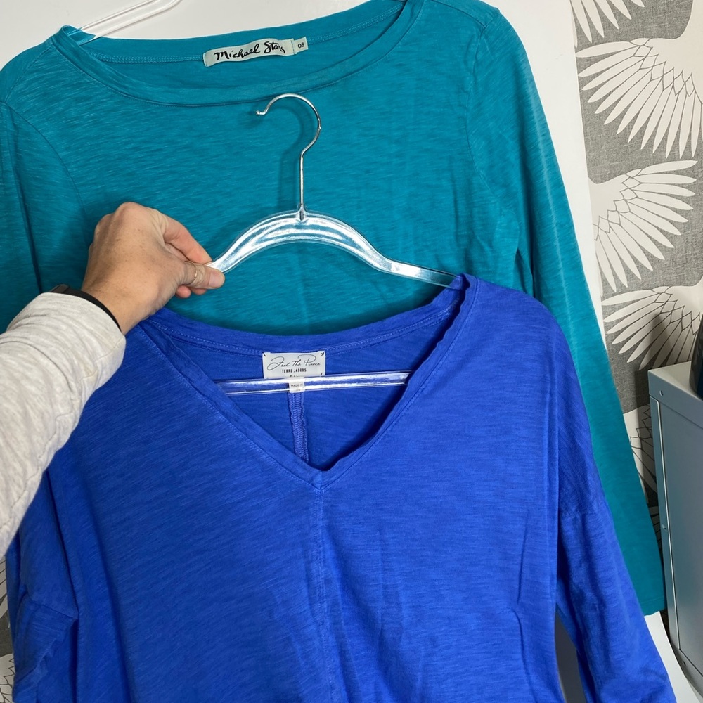 Feel the Piece and Michael Stars Two long sleeve tees